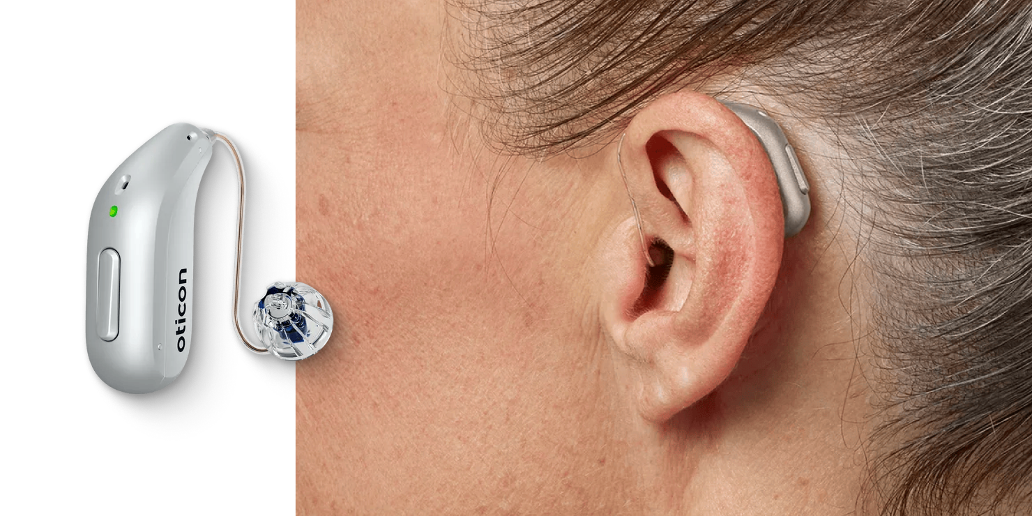 Oticon Intent RIC hearing aids