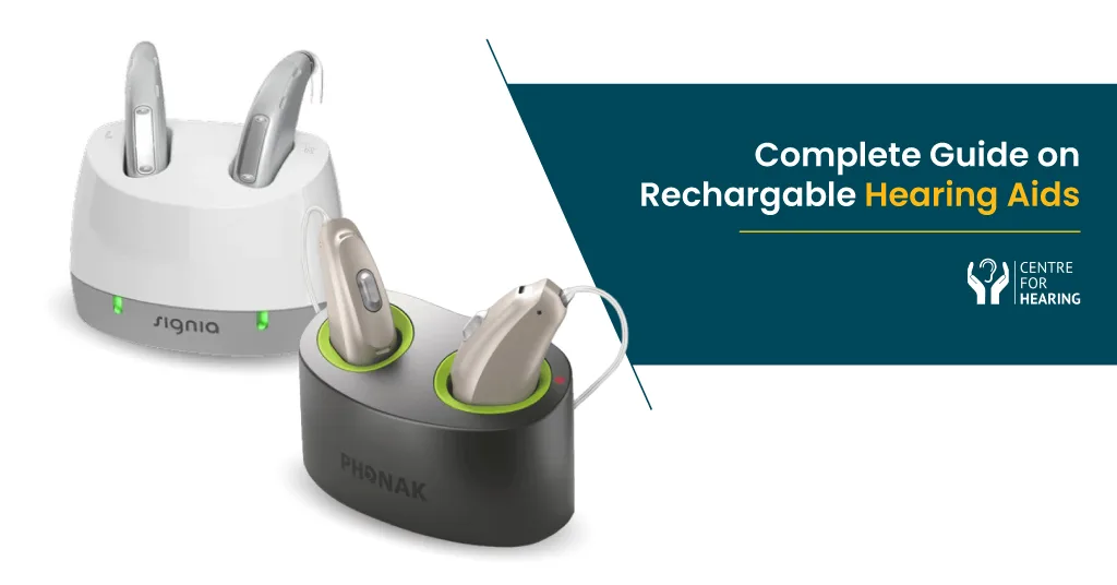 Rechargeable digital hearing aids