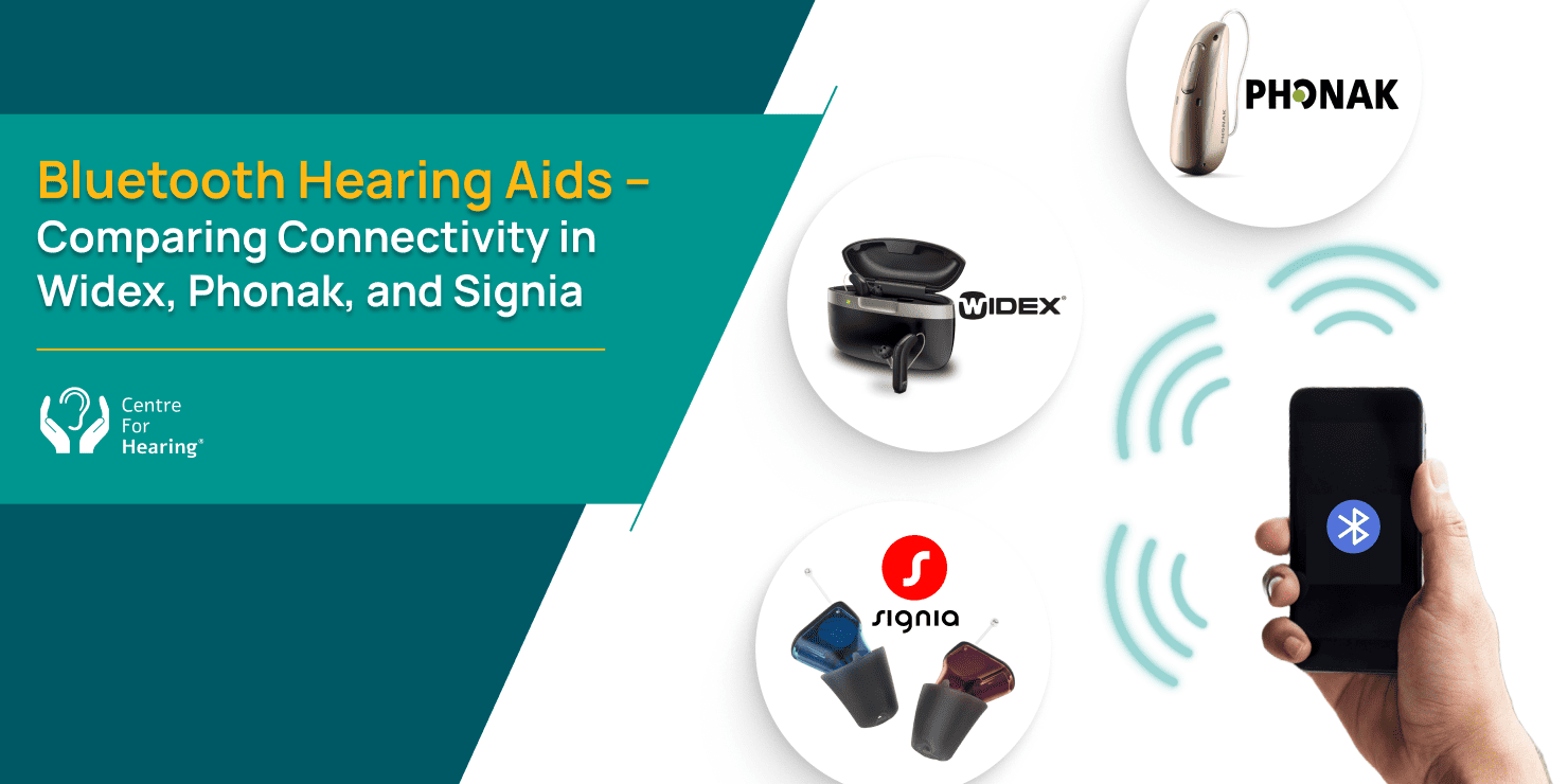 Bluetooth Hearing Aids – Comparing Connectivity in Widex, Phonak, and Signia