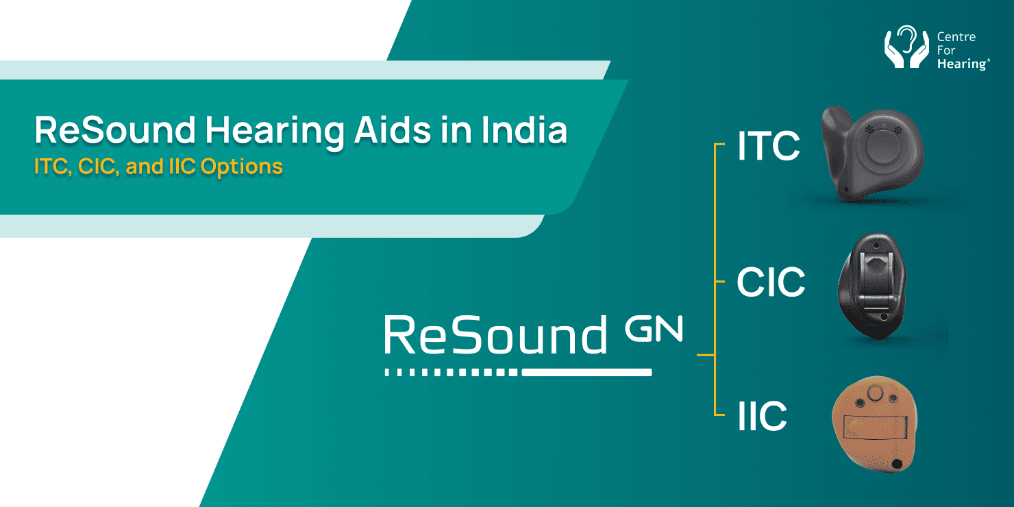 ReSound Hearing Aids ITC, CIC, IIC