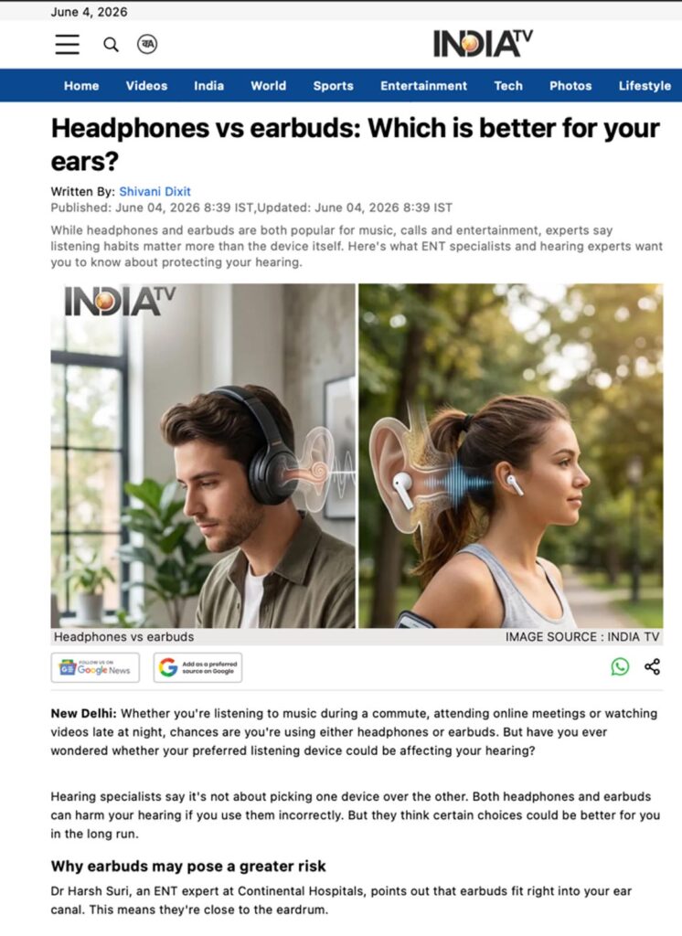 India TV Headphones vs Earbuds article